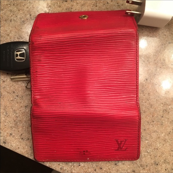 Louis Vuitton Handbags - Red Epi LV Leather Key Holder